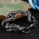 High Dragon Punk Bracelet for Men Hip Pop Bracelets&Bangles Homme