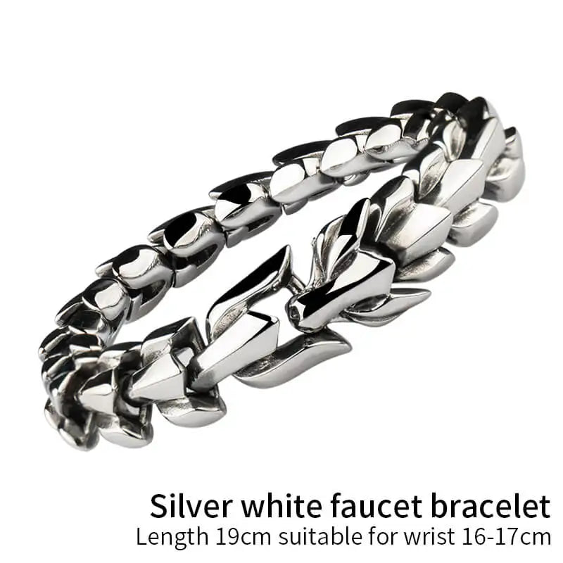 High Dragon punk bracelet stainless steel Jewelry