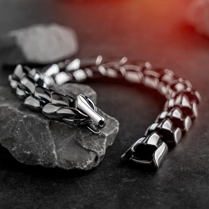 High Dragon punk bracelet stainless steel Jewelry