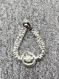 European & American 925 Silver Plated Pearl Double Row Bracelet