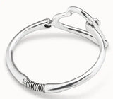 925 Silver 14K Heart Bracelet Electroplated, European & American Style