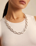 Stylish 925 Silver Necklace - European & American Fashion
