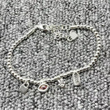 925 Silver Bracelet European American Plating Holiday Jewelry