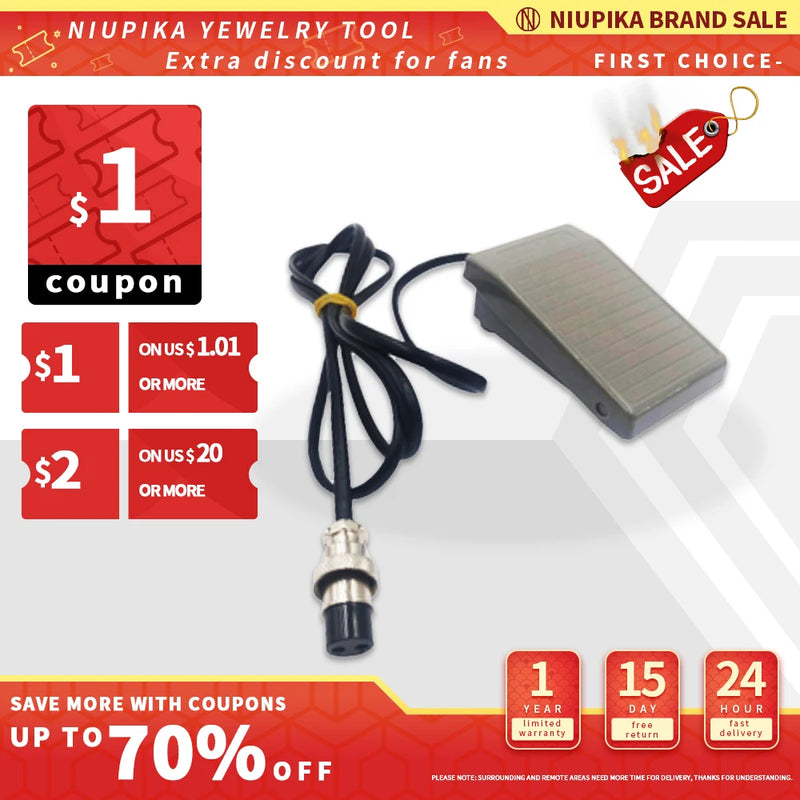 Nonslip Momentary Electric Foot Pedal Switch for Spot Welder