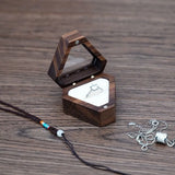 High-Quality Wooden Jewelry Box Storage Holder Ring Display Box