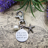 Starfish Stainless Steel Keyring Birthday Gift