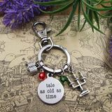Spooky CANDELABRA Stainless Steel Keyring