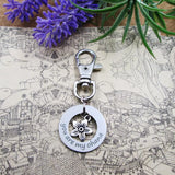 Ohana Flower Steel Keychain Birthday Gift