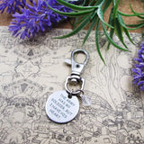 Army Soldier Heart Beads Keychain Stainless Steel Birthday