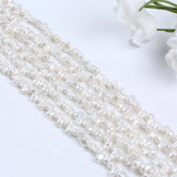 Korea Beauty Freshwater Pearl Necklace - 7-8mm Irregular Shape
