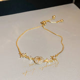Zircon Star Circle Bracelet Adjustable Women's Temperament