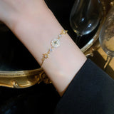 Zircon Star Circle Bracelet Adjustable Women's Temperament