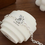 925 Sterling Silver Light Love Chain Bracelet