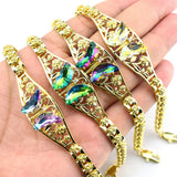 Crystal Butterfly Bracelet for Women - Rose Bracelet Gift