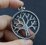Men's Stainless Steel Tree Of Life Pendant