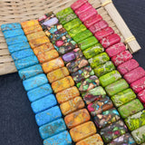 High-Quality Natural Stone Spacer Beads for Jewelry Making 10x20mm