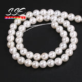 Shell Pearl Round Beads 2-16MM for Jewelry Making
