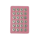 Colorful Leather Snap Display with 24pcs Buttons for 12mm & 18mm Snap Buttons