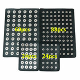 Colorful Leather Snap Display with 24pcs Buttons for 12mm & 18mm Snap Buttons