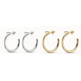 Spanish 925 Silver 14K Pin Earring Jewelry