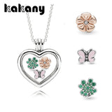 Spring Clover Charm Jewelry Box Necklace