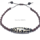 High Tibet Dzi Bracelet 9 Eyes Beads Fengshui Bracelet