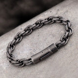 Men's Stainless Steel High Twist Link Bracelet