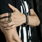 Men's Stainless Steel High Twist Link Bracelet