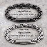 Men's Stainless Steel High Twist Link Bracelet