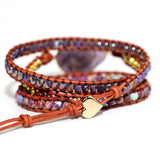 Crystal Quartz Charm Friendship Bracelet for Women
