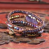 Crystal Quartz Charm Friendship Bracelet for Women