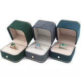 Velvet Wedding Gift Display Box Jewelry Earrings Ring Storage