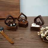 Wedding Heart Shape Jewelry Box Storage Holder Ring Box