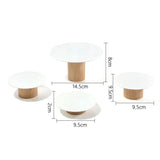 Wooden Bottom Jewelry Organizer Tray Bracelet Necklace Ring Holder Dish