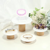 Wooden Bottom Jewelry Organizer Tray Bracelet Necklace Ring Holder Dish