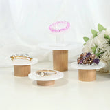 Wooden Bottom Jewelry Organizer Tray Bracelet Necklace Ring Holder Dish