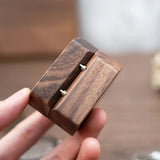 Wooden Case Love Gift Jewelry Box Ring Storage Box