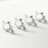 Copper-Plated 18k Real Screw Earring Clips DIY Basic Materials