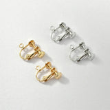 Copper-Plated 18k Real Screw Earring Clips DIY Basic Materials