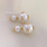 Little Bee Earrings Charming Women's Pearl Jewelry