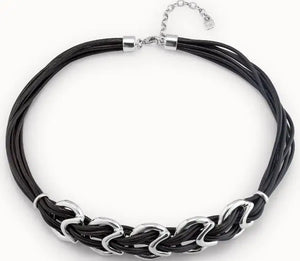 14K 925 Silver Rope Heart Necklace Electroplating Unique Jewelry