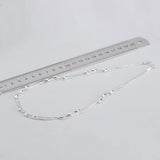 925 Stamp Silver Charms Necklace Women Jewelry Party Wedding