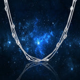 925 Stamp Silver Charms Necklace Women Jewelry Party Wedding