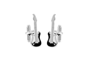 French Violin Music Silvery Cufflinks for Men's Shirt
