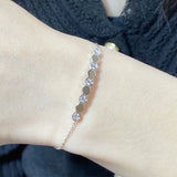 925 Sterling Silver Love Nest Honeycomb Bracelet for Women