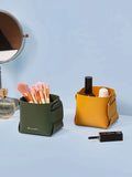 Large Capacity Leather Storage Box Home Decoration Cosmetic Case