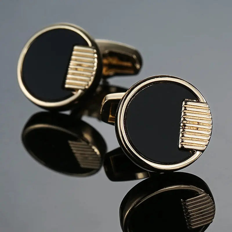 Men's Rose Cufflinks Business Shirt Suit Button Pin