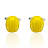 Men's Engineer Helmet Cufflinks - Set of 5 Pairs