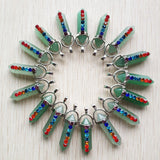 7 Chakras Reiki Healing Pendulum Pendants for Jewelry Making