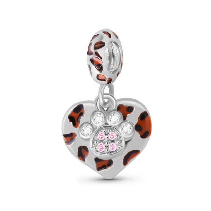 Silver Coffee Axolotl Evil Eye Charm for Women